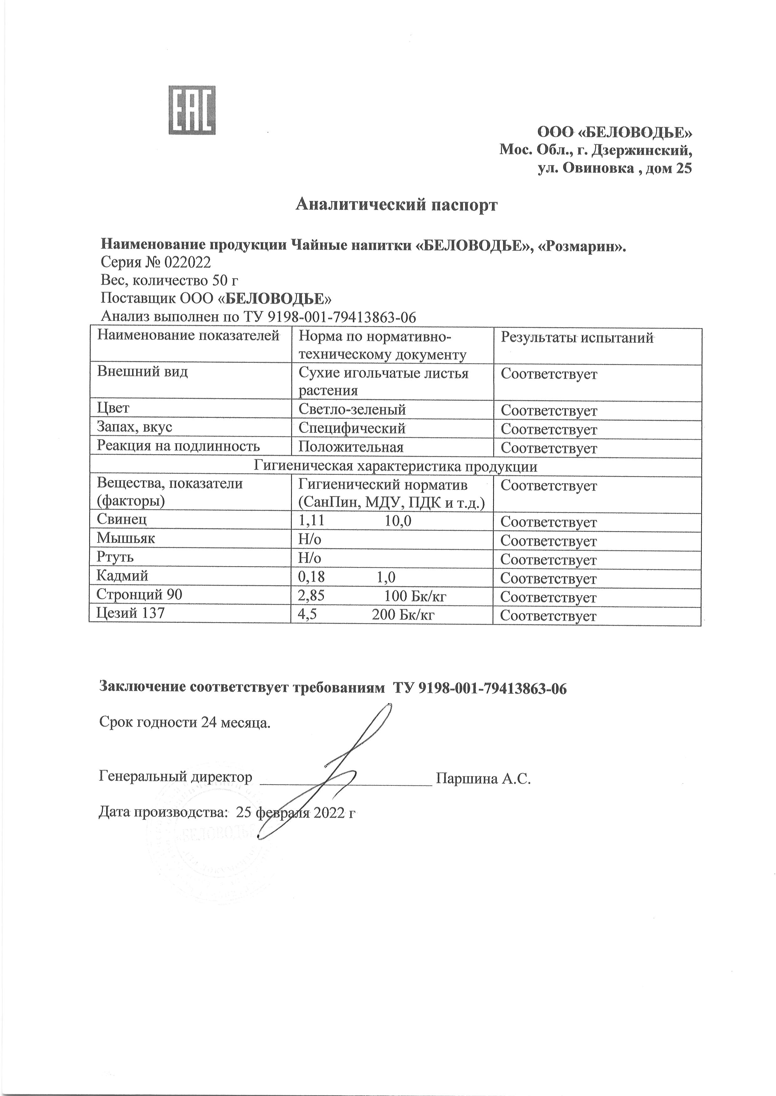 Паспорт №022022